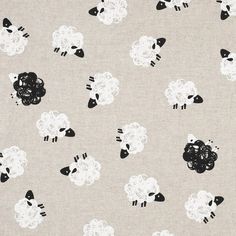 Moutons Eau Couleur Lin//Coton Tissu Coussin Panneau Craft