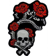 STENCIL SKULL 2012 STURGIS RALLY BIKER 4 INCH SKULL PATCH