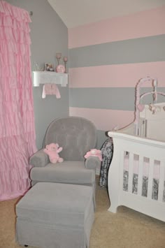 167 Best Pink And Gray Nursery Images On Pinterest In 2018 Peyton S Pink And Gray Nursery