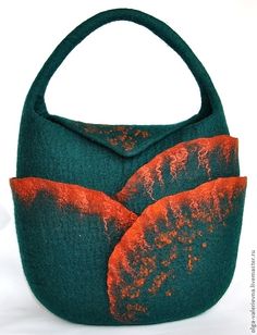 885 Best Felt Bags Purses Etc Images On Pinterest In 2018 Сумка Авокадо тёмно зелёный зелёнка авокадо войлок ручной работы