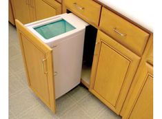 18 Best Kitchen Trash Can Images Cans Kitchens Janibell M330cw In Cabinet Trash Can Mounted Inside Of Your This