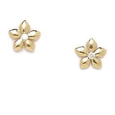 208 Best Solid 14k Gold Earings Images On Pinterest Earrings Ear 14k Solid Yellow Gold 7mm Fashion Flower Stud Earrings S93