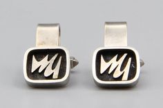 Groomsmen Gift Hammered Modern Design Sterling Rectangle Bar Cuff Links Wedding Cuff Links