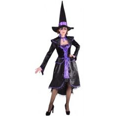 Hexenhut Scintillant Noir//Rose Pour Enfants Accessoires Carnaval Halloween Sorcière