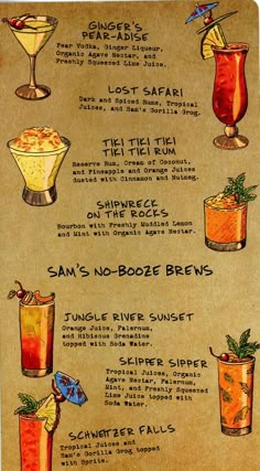 Beverage Menu