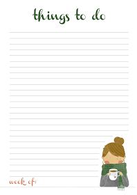the 93 best printable to do list images on pinterest in 2018