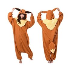 Animecos Adult Coffee Bear Jumpsuit Pajamas Animal Cosplay Costome Unisex