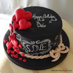 Happy Birthday Disha - Video And Images Birthday Wishes Cake, Birthday Cake For Husband, Happy Birthday Cakes, Happy Birthday, Cake For Boyfriend, Cake For Husband