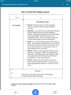 Note Taking Word Template | Word Templates And Cornell Note Taking Just Random Pinterest Note Taking Word Template | Word Templates And Cornell Note Taking Just Random Pinterest