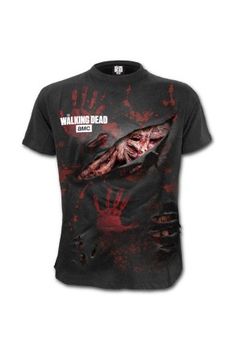 Gr.S-XL Daryl Dixon Sublimation Damen T-Shirt Weiss The Walking Dead