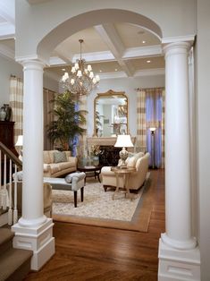 632 Best Well Decorated Rooms Images On Pinterest In 2018 Living Coffered Ceiling For Formal Living Room