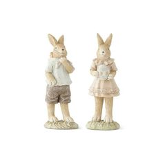 Primitive Chocolate Bunny Rabbit Mold Resin Figurine ~ 8/"