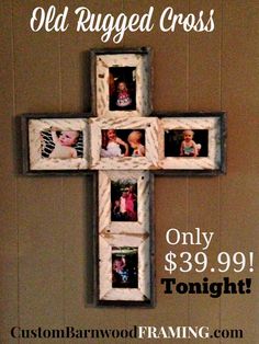 Picture Frame Crosses Cross Barn Wood Frames Crafts Picture Frame Cross Barn Wood Frames