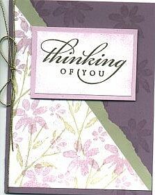 stampin up watercolor garden