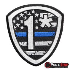Thin Red Line Wonder Woman Morale Patch Hook /& Loop Fire Fighter EMS paramedic