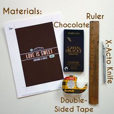diy candy bar wrapper