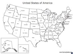Just For Fun U S Map Printable Coloring Pages Just For Fun U S Map Printable Coloring Pages