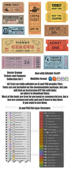 Two Brown Attached Movie Tickets With Number u00271u0027 Admit One Movie - printable movie ticket template Two Brown Attached Movie Tickets With Number u00271u0027 Admit One Movie - printable movie ticket template