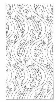 Outline Drawings Art Pattern Design Embroidery Patterns Vintage Silk Painting Arabesque Coloring Book Chance
