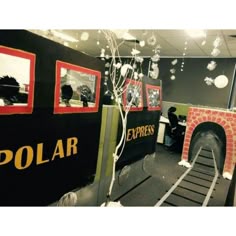 Polar Express Decorating Cubicles At Work For Christmas Office Decorations Polar Express Polarexpress Officedecorations More