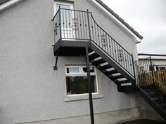 exterior design narrow outside metal stair design how to build