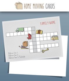 7 best change of address cards templates images card templates free change of address cards templates