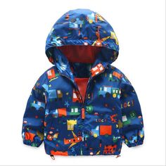 GYMBOREE NORTH POLE EXPRESS HOODED JACKET 6 12 24 2T 3T 4T 5T NWT