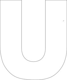 printable alphabet letter u template alphabet letter u letter u template