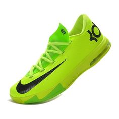 buy mens nike kd vi 6 neon green black ($67) ? liked on Polyvore. Nike Air ForceNike ...