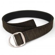 Bison Designs 38mm Chinchilla // Medium Crescent Gunmetal Buckle Belt
