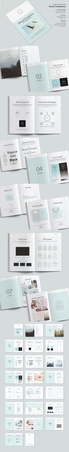 Brand Manual and Identity Poster on Behance User interface - manual design templates Brand Manual and Identity Poster on Behance User interface - manual design templates