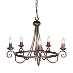 BRAND NEW Kichler Diana 5 Light Olde Bronze French CountryCottage Chandelier BRAND NEW Kichler Diana 5 Light Olde Bronze French CountryCottage Chandelier