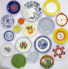 Vintage Plates Mismatched Shabby Chic Boho Custom Reserved Kitchen Wall Decor Decorative Plates Plate Set Ooak One Of A Kind Vintage Antique Collection Art Vibrant