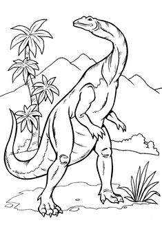 Dinosaur Coloring Pages For Kids Printable Free