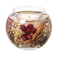 Stoneglow Candle Nutmeg /& Ginger Spice Gel Fishbowl 6092