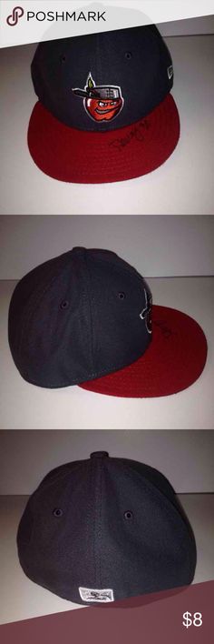 fort autographed hat fitted minor league baseball size vintage hats fort autographed hat fitted minor league baseball size vintage hats