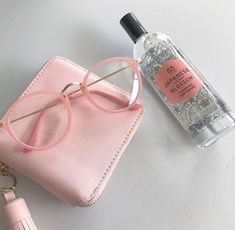 aesthetic pink pastel soft peach aesthetics weheartit korean glasses pinky вещи девичьи colors entry grunge heart visitar vibes