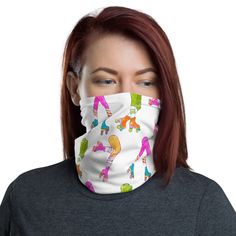 National Emblem of South Africa Neck Gaiter Warmer Windproof Face Mask Scarf Outdoor Sports Mask