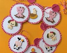 Craftstyle Farmyard Numbers Great For Kids 2 Sheet Pack Toppers