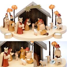Petites crèches de Noël en bois Crèches de noël en bois Petites crèches de Noël en bois Crèches de noël en bois