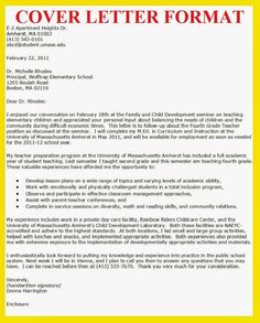 how to write an cover letter