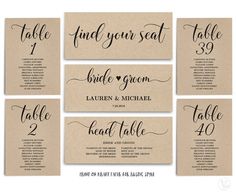 Wedding Seating Chart Template Plan Table Card 100 Rustic Wedding Seating Chart Template Header Signs And Table 1 40 Printable Sc008