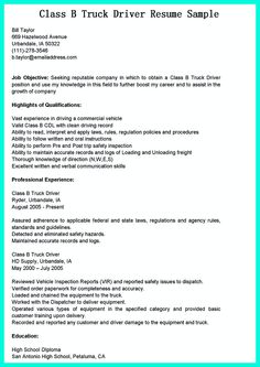 truck driver resume template wordstemplates pinterest template