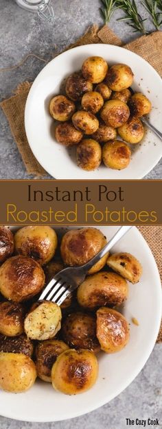 instant pot potatoes roasted thecozycook recipes