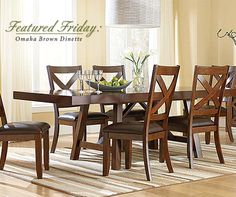 205 Best Featured Fridays With American Freight Ers Images On Omaha Dining Room Collection Is Constructed Of Beautiful Mango Veneers And American Freight Furniture