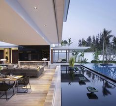 The 103 Best Indoor Outdoor Flow Design Images On Pinterest Home Luxury Ultramodern Villa Mit Pool Design Loft House
