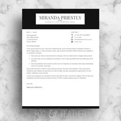 modern resume cv template resume template cover letter modern resume for job application