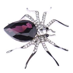 Creative Brooch Pin Stone red spider small brooch with brooch jewelry Badge Pin Lapel Pin