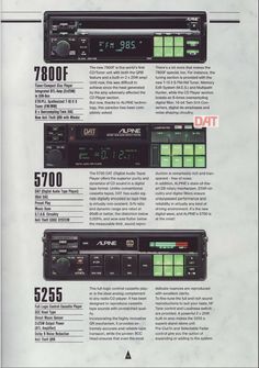 Alpine Click The Image To Open In Full Size In 1989 I Used To Have The 5255 Head Unit And The Whole Deck Pulls Out S Alpine Car Audio Alpine Car Car Audio