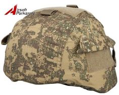 H World Shopping Tactical Airsoft Military MICH 2000 Ver2 Helmet Cover with Back Pouch AT-FG